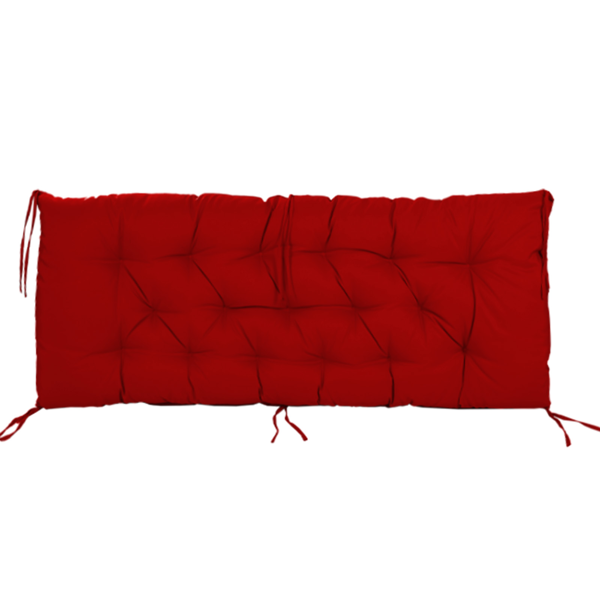 70-Inch Waterproof Porch Swing Cushion Replacement - Red
