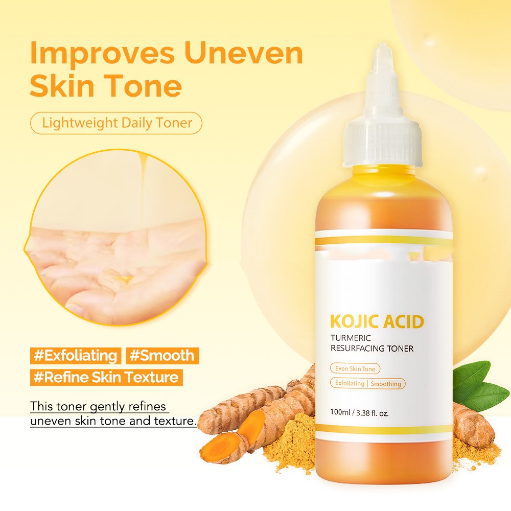 Hydrating Ginger Kojic Acid Facial Lotion - 100ML for Brightening & Skin Care