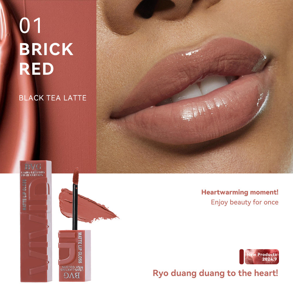 Matte Lip Lacquer Set - Non-Fading Moisturizing Lip Gloss Collection