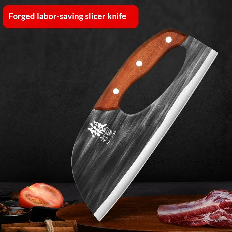 Fish Head Knife Stainless Steel Kitchen Cutting Tool - Forging Pattern, Multiple Thicknesses