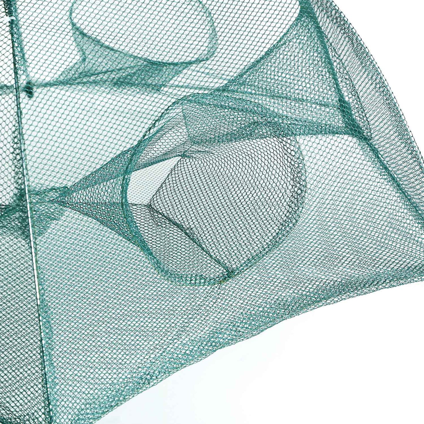 Portable Fishing Trap Net - Foldable Bait Catcher for Shrimp, Crab, Minnow
