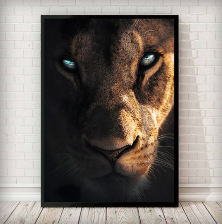 Diamond Painting Mosaic Kit Lion Tiger Embroidery Cross Stitch Art - Multiple Sizes & Styles