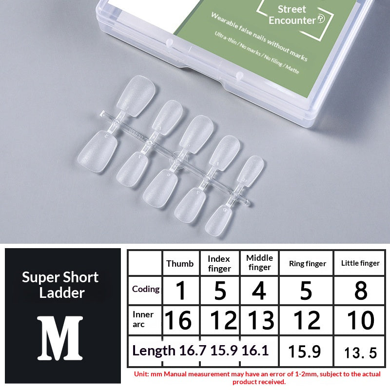 Handmade Long Wear Nail Tips Set - Various Styles & Sizes for Women
