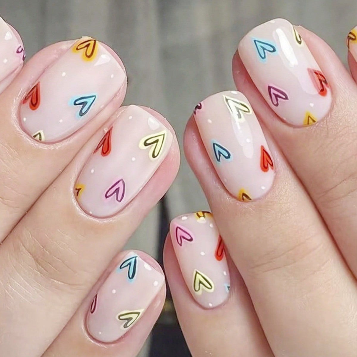 European, American & French Style Fake Nail Patch Set for Nail Art