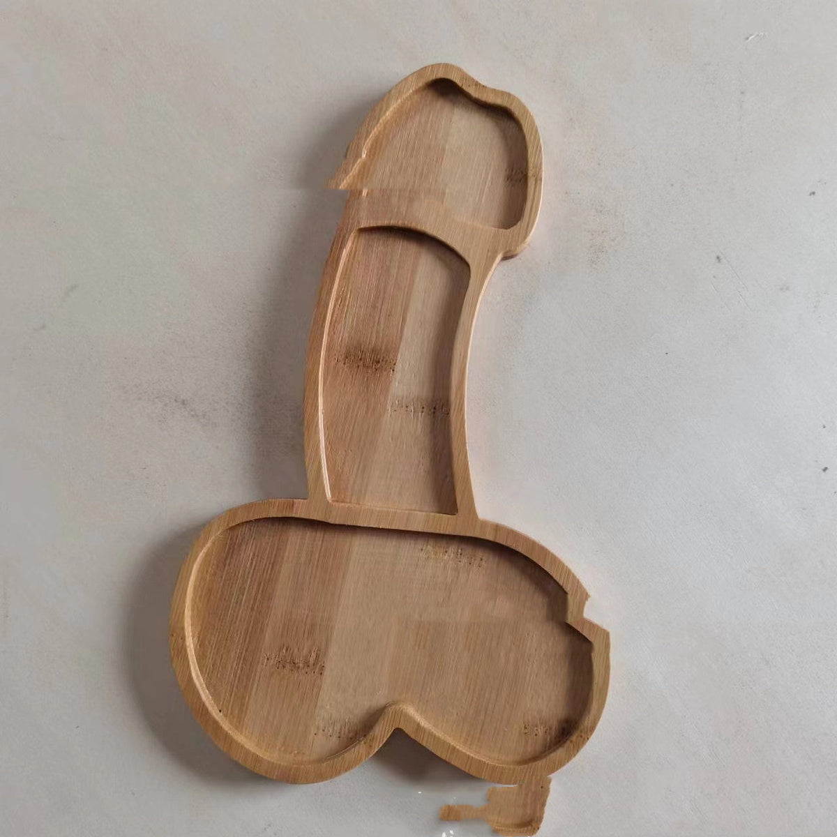 Wooden Fruit Plate - Modern Decorative Serving Dish for Kitchen & Garden