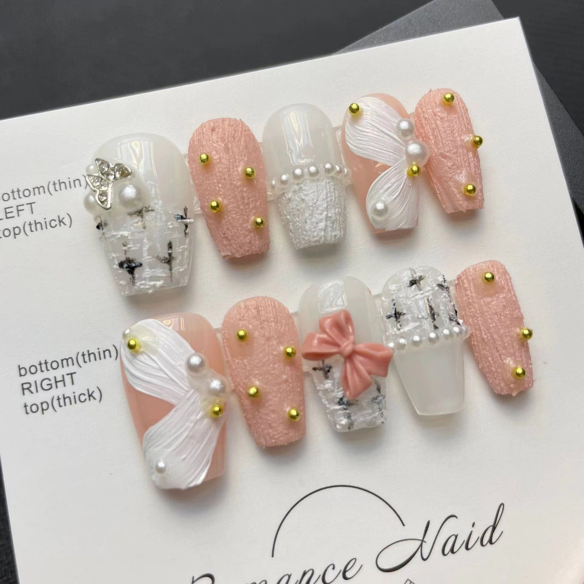 Press-On Nail Kit with Glue - Multiple Sizes & Designs