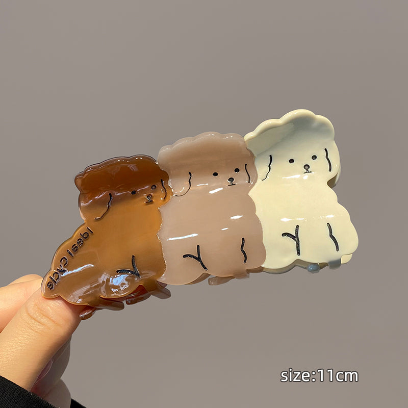 Korean Style Dog Hair Clip Acrylic