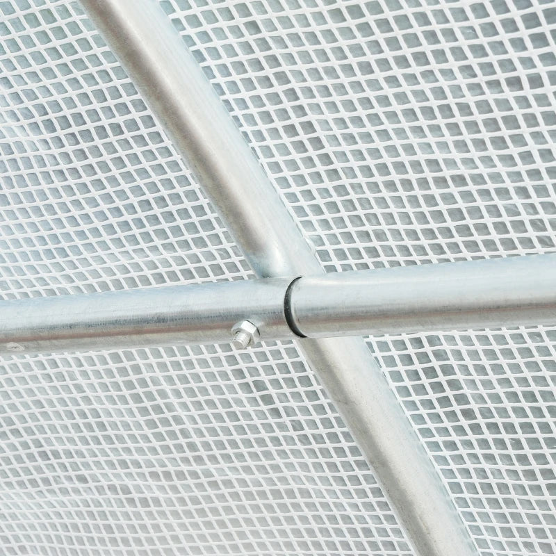 Heavy Duty Waterproof Greenhouse Cover with Windows & Reinforcement Grid