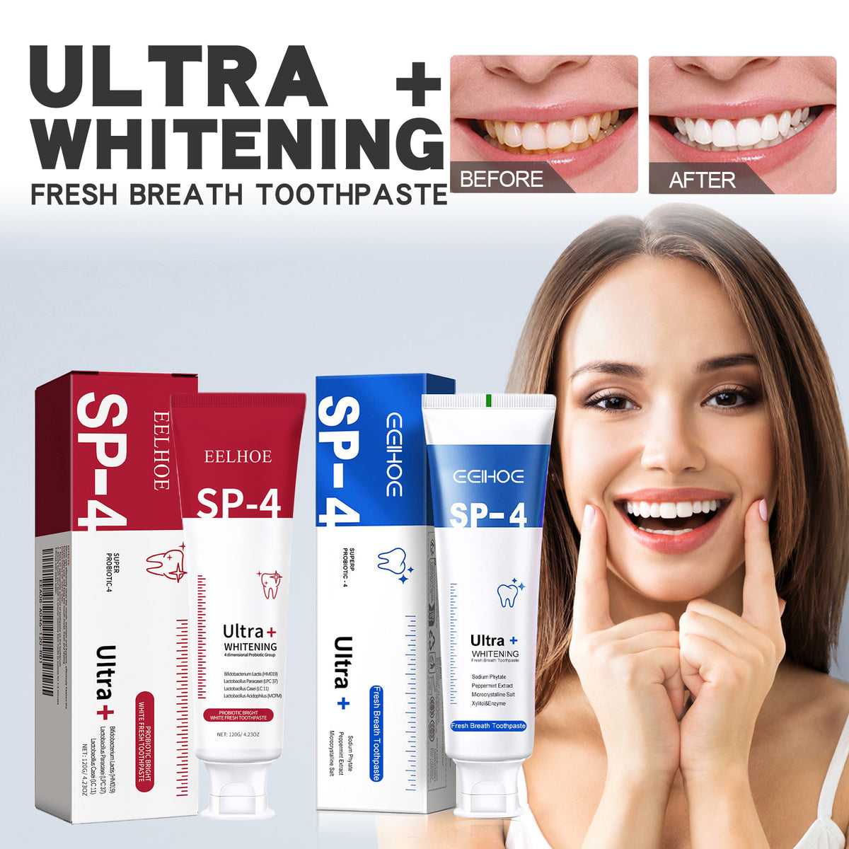 Probiotic Whitening Toothpaste 120g