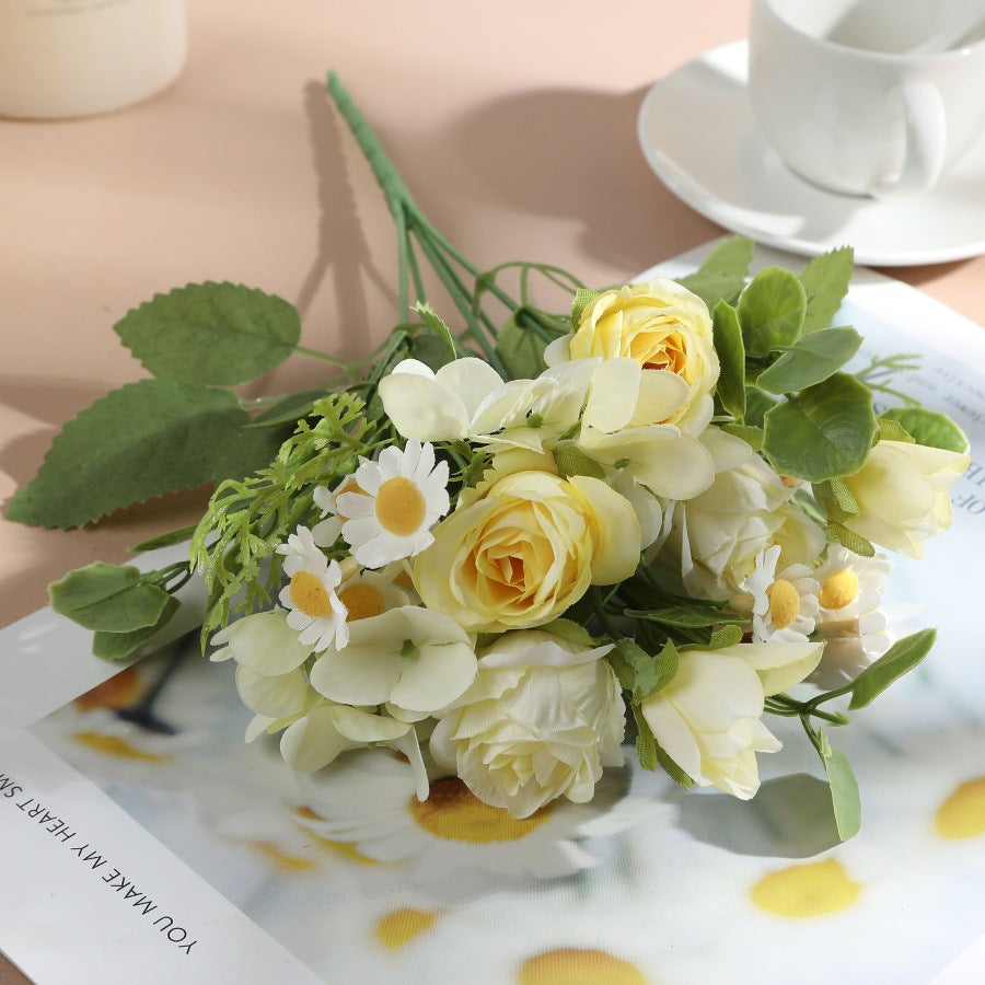 Artificial Rose Tea Bud Decorative Flower for Wedding & Home