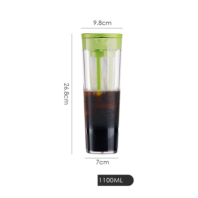 Cold Brew Coffee Maker with Sealed Tea Separator 1.1L - Multiple Colors