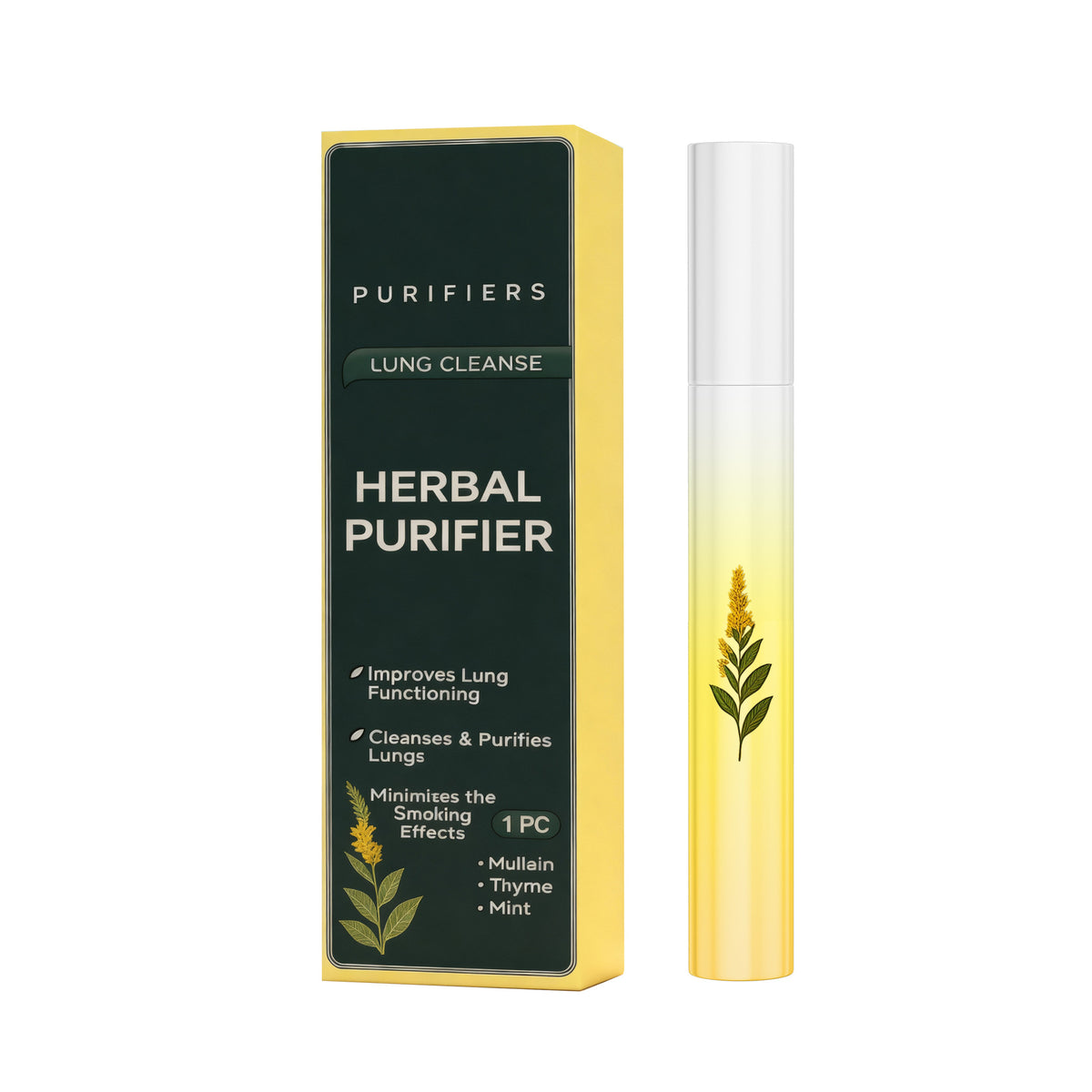 Herbal Inhaler Stick - Nasal Congestion & Breath Relief