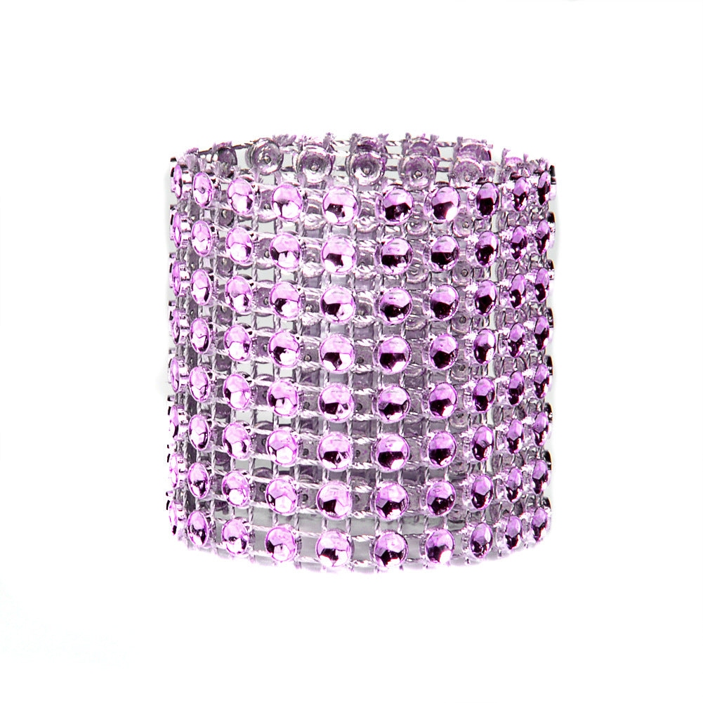 Set of 10 Napkin Rings for Hotel & Home Table Settings - Multiple Colors