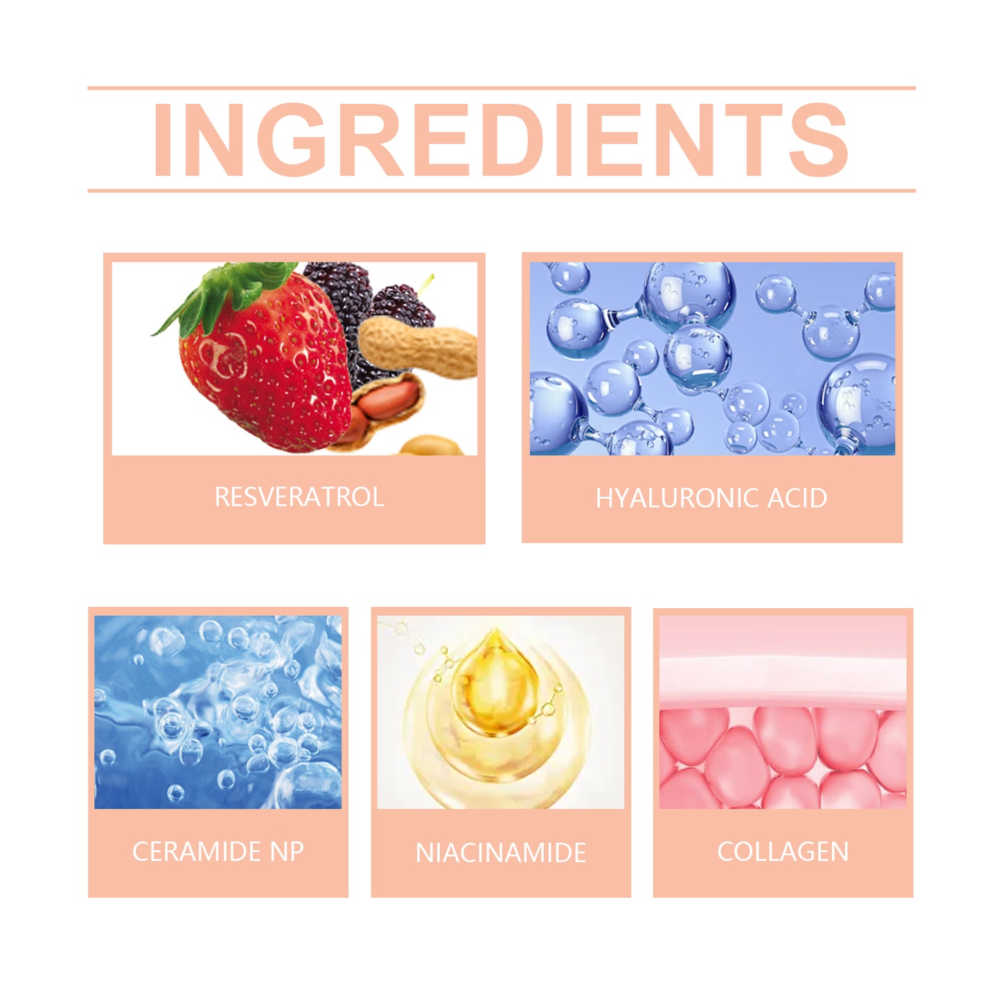 Hydrating Facial Essence Serum with Hyaluronic Acid - 30ml