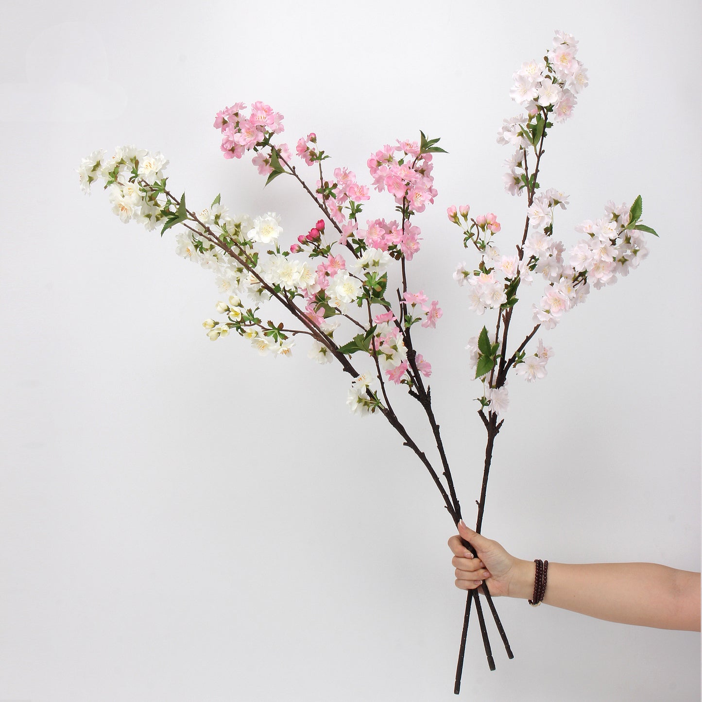 Artificial Flower Branch Decoration for Photography & Home Styling - 93cm Silk Bloom Varieties