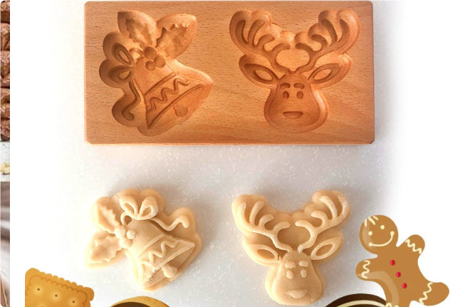 Cookie Cutter & Stamp Set for Baking - Provance Rose Style, Multiple Variants
