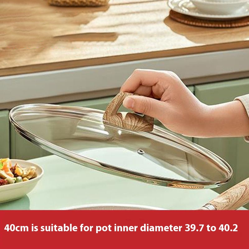 Medical Stone Pot Cover Tempered Glass Kitchen Storage Cover - Multiple Sizes