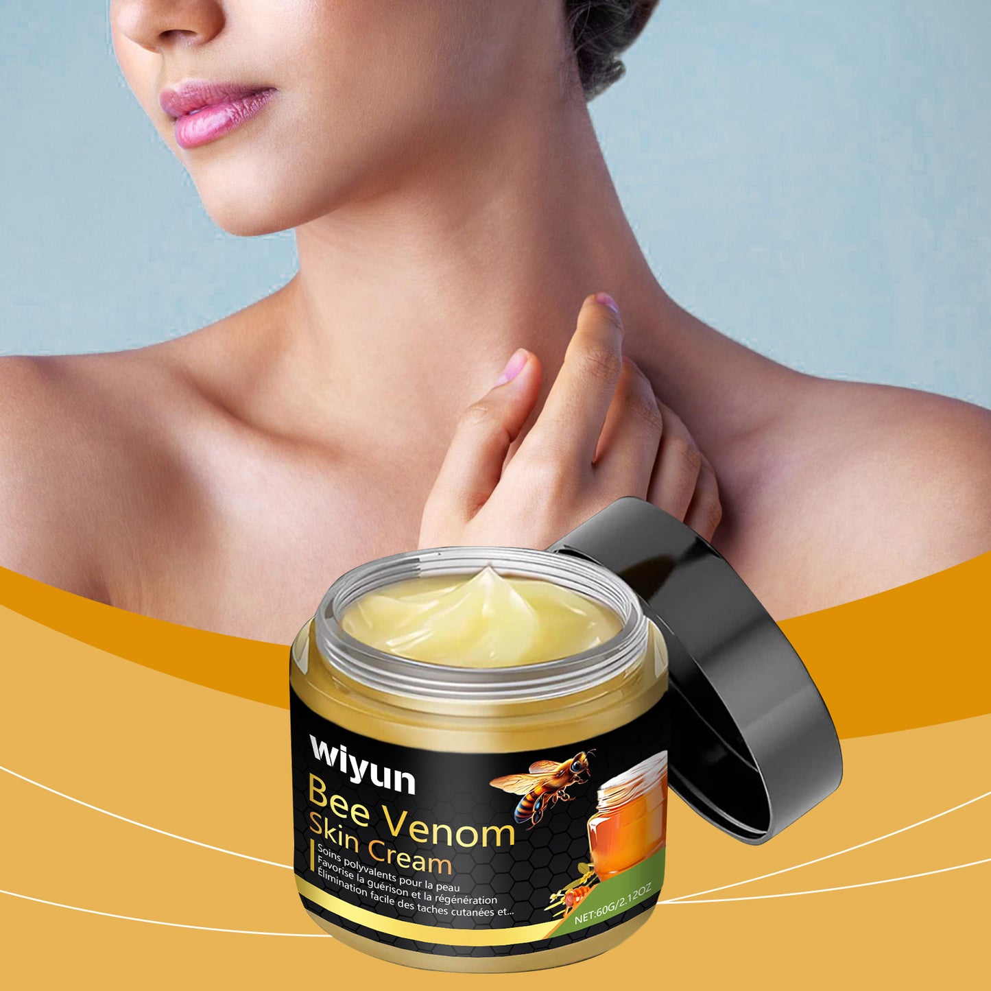 Bee Venom Skin Care Cream for Wart and Mole Removal - Multiple Sizes