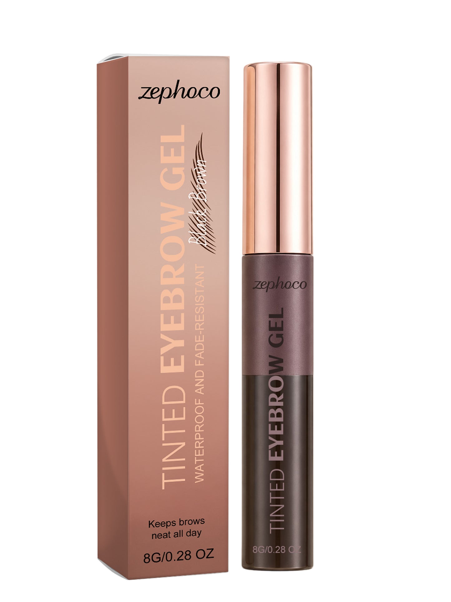 Tinted Eyebrow Gel - Waterproof, Natural Finish, Long-Lasting