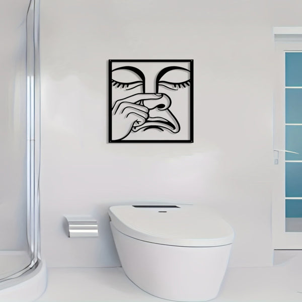 Funny Nose Picking Wall Art - Humorous Home Decor