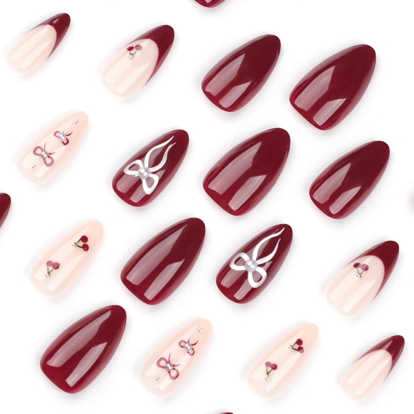 Elegant Boxed Nail Tips - Ready-to-Wear False Nails for Women