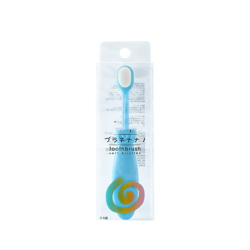 Children's Soft Hair Toothbrush Set - Colorful Gentle Hair Comb for Kids