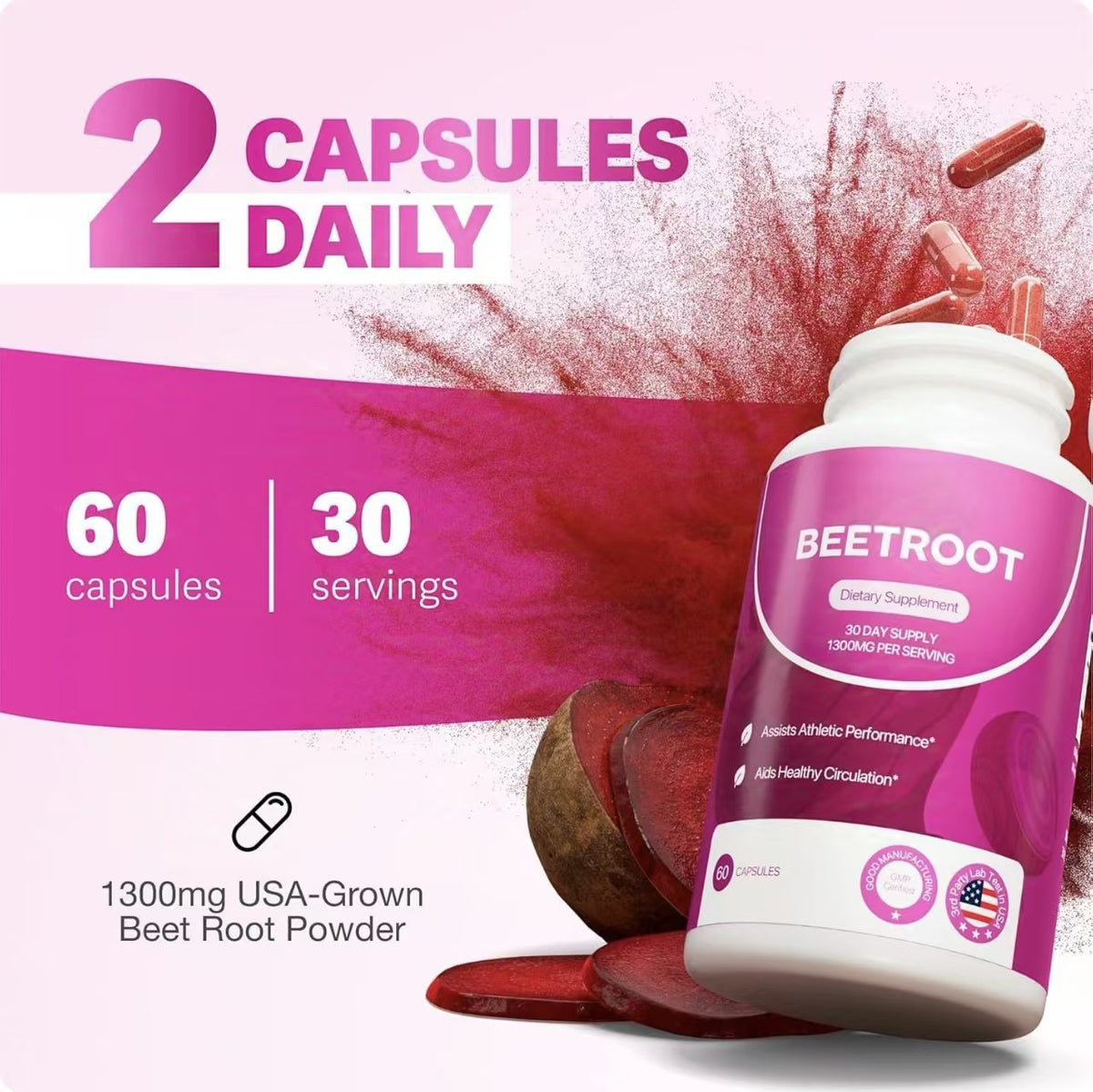 Moringa & Beet Root Health Capsules