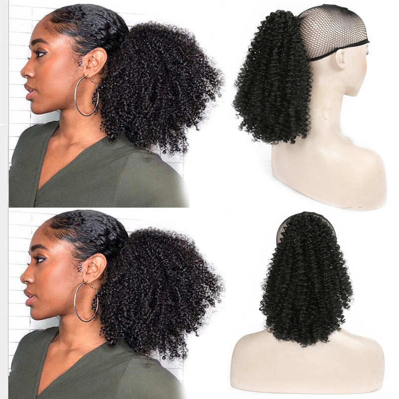 Short Curly Ponytail Hair Piece - 25cm