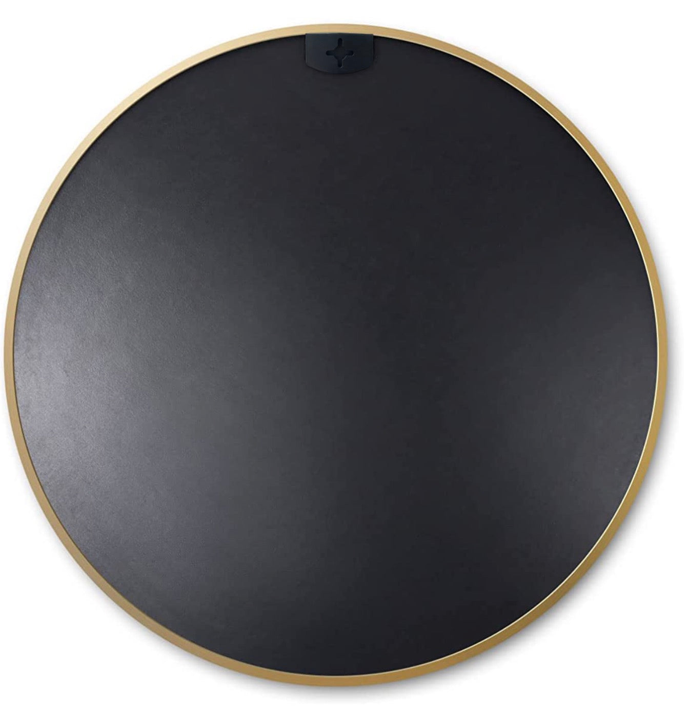 20-Inch Gold Metal Round Bathroom Mirror - Classic Design