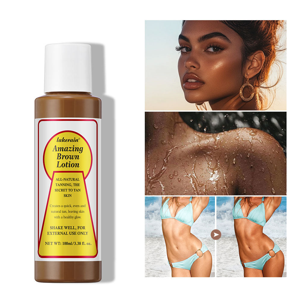 Sun Tanning Cream Beach Sunbathing Bronze