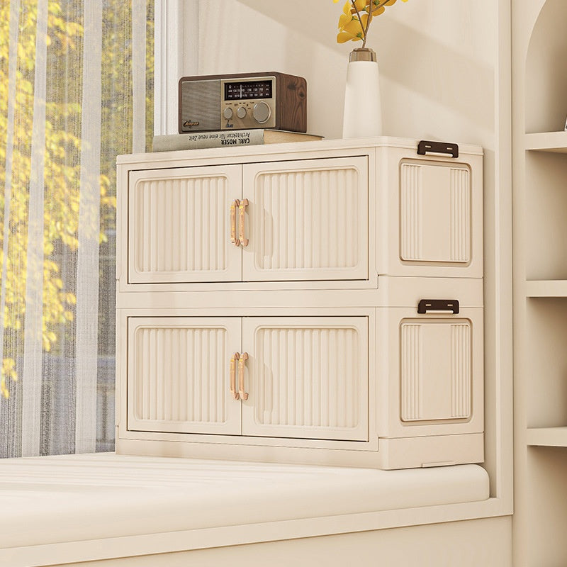 Multi-Tier Plastic Storage Cabinet with Drawers - Closet, Kitchen, Home Organization