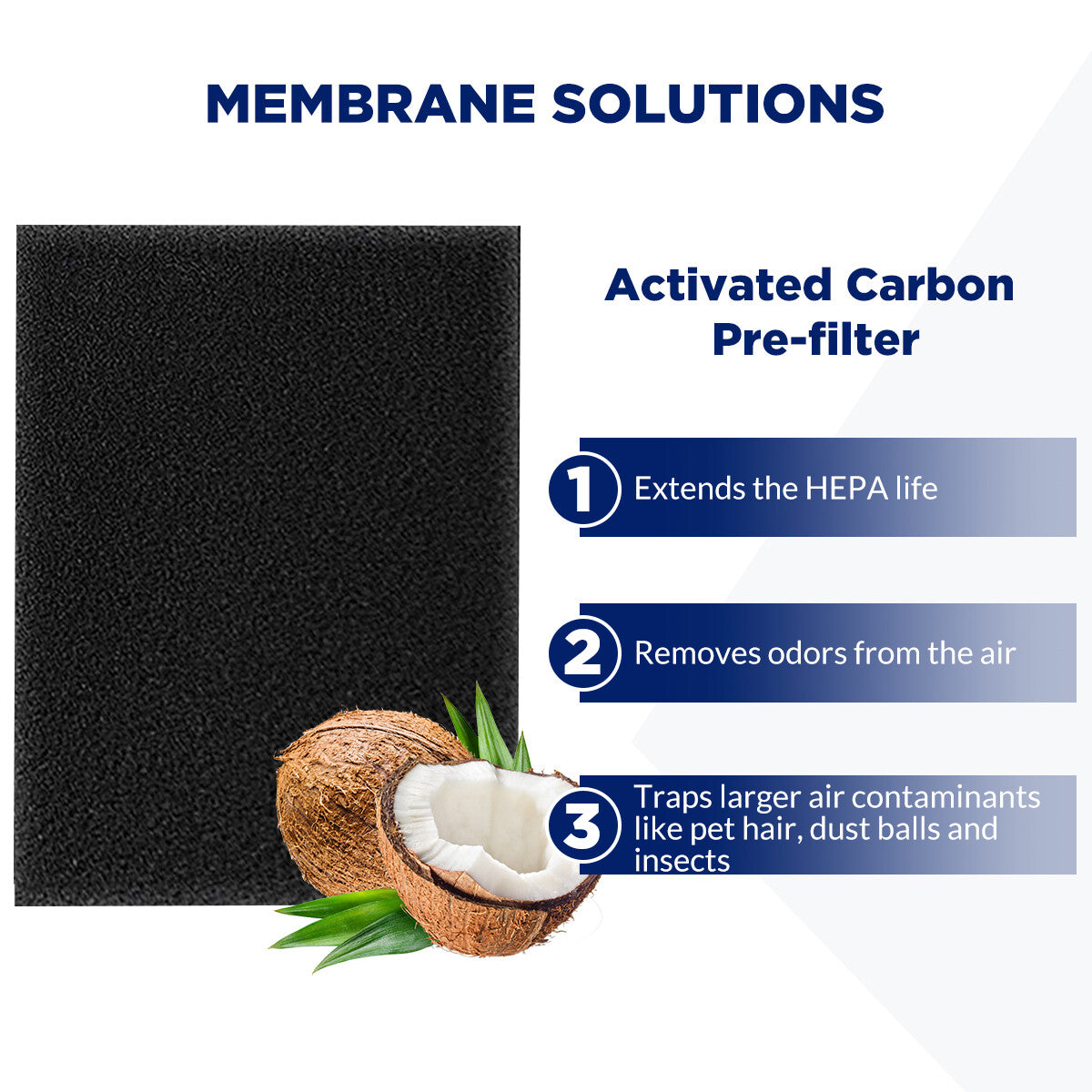 HEPA Filter Replacement for Air Purifiers - 13 Pack, Carbon & Allergy Shield