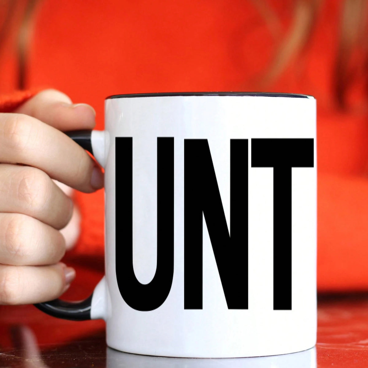 Creative Letter-Printed Ceramic Mug - 301-400ml Drinkware