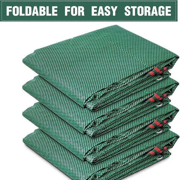 4-Pack XXL Garden Waste Bags 272L Heavy-Duty Reusable Leaf & Grass Collection
