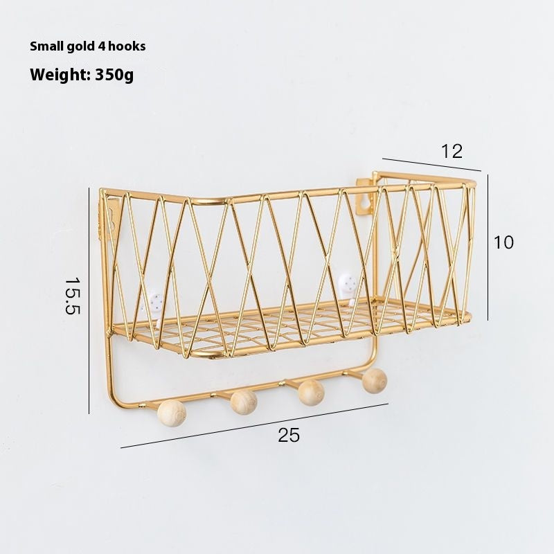 Wall Door Key Hook Rack Organizer for Hallway Bedroom Entryway