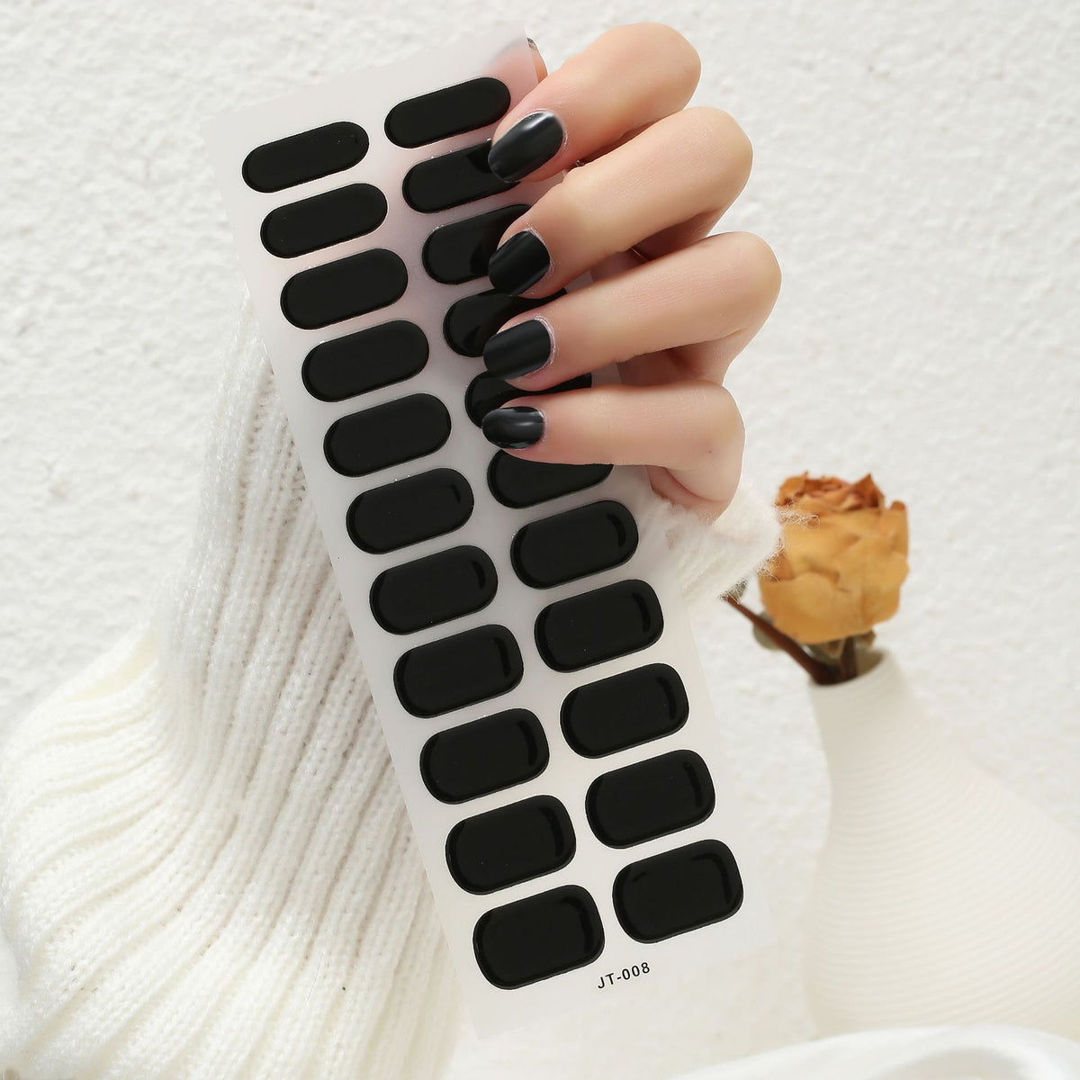 Semi-Curing Nail Art Stickers with Phototherapy Gel for Nail Art Kits