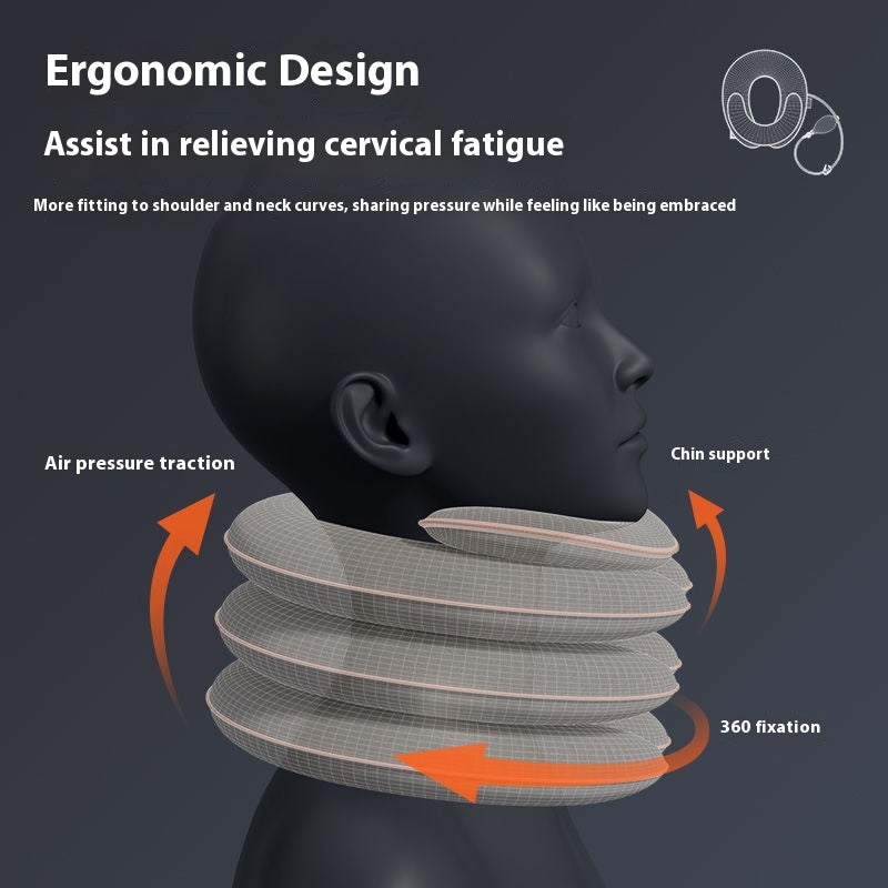 Cervical Traction Neck Support Brace - Inflatable