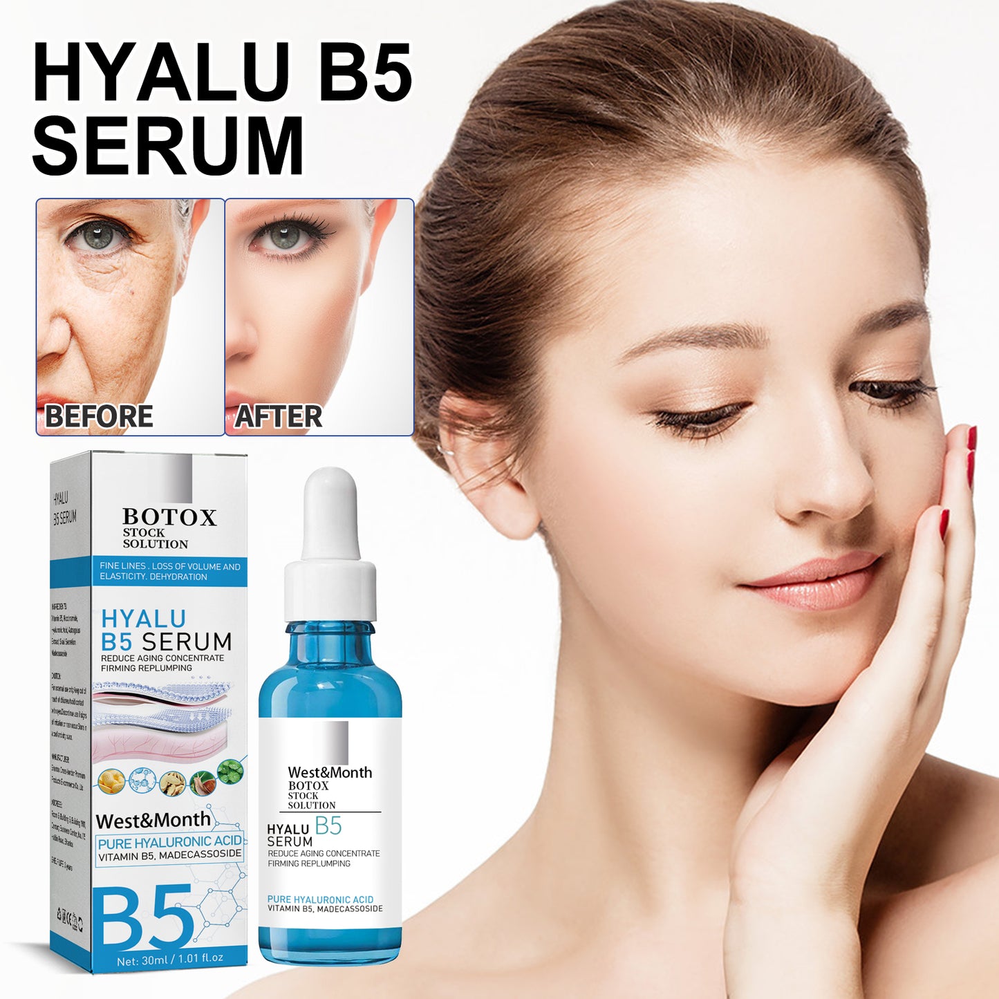 Vitamin B5 Facial Essence - Moisturizing Anti-Aging & Spot Corrector Serum