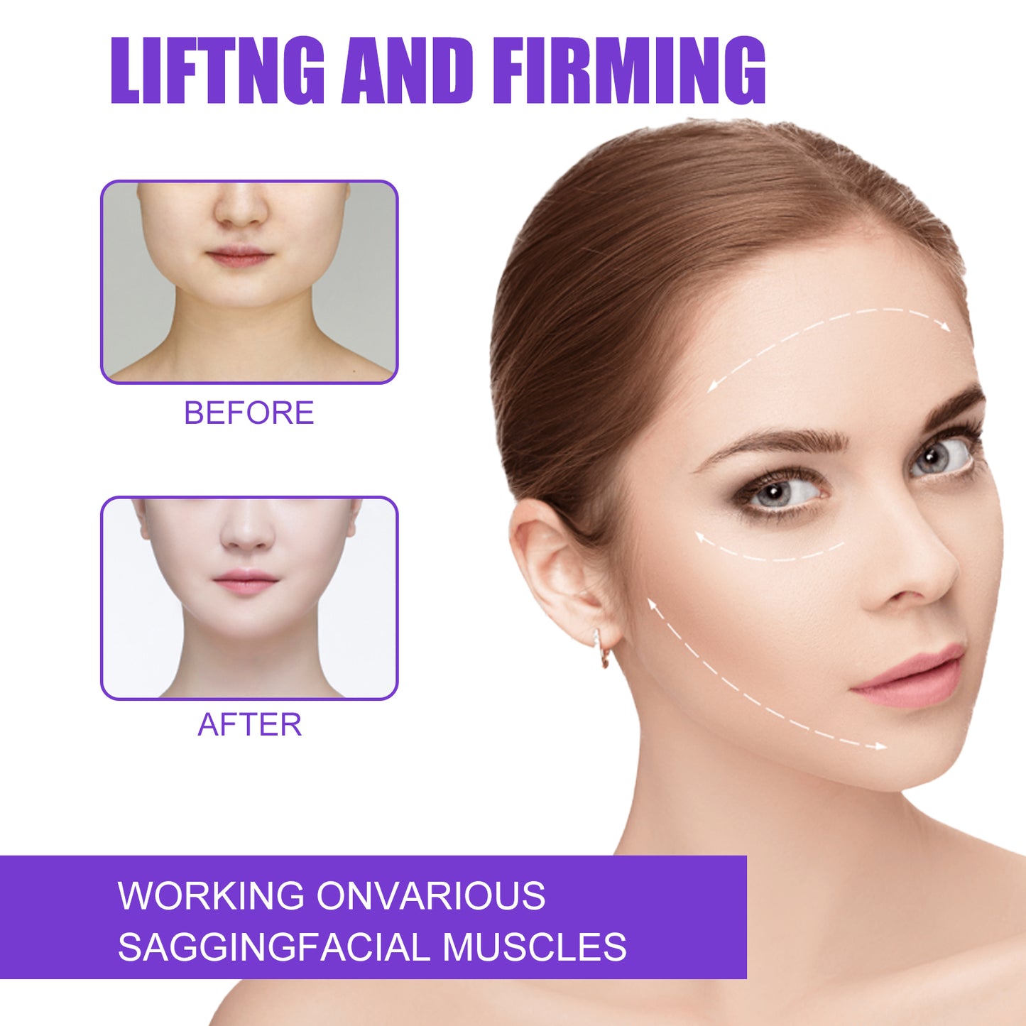 V-Face Firming Cream for Jawline Tightening and Facial Contouring