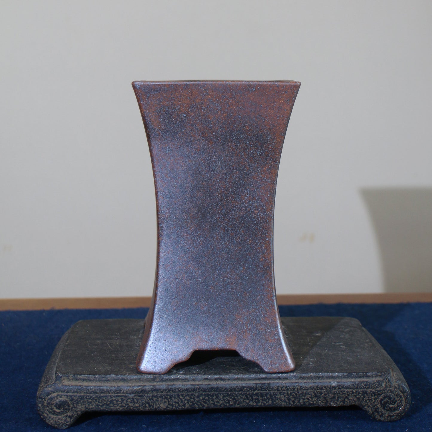 Handmade Ceramic Orchid Pot - Yixing Clay Garden Flower Vase 13x22.5cm