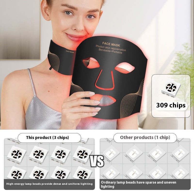 Silicone Beauty Mask with 7 Color Options - Facial Skin Care Tool for Home Use