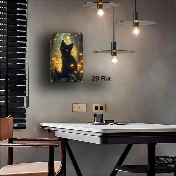 Metal Tin Wall Decoration - 20 cm x 20 cm