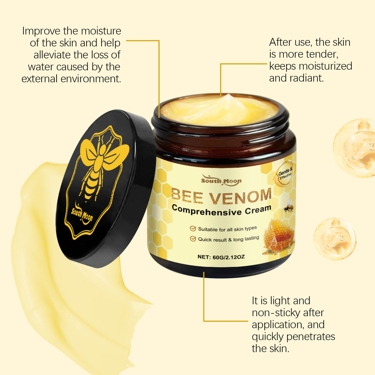 Bee Venom Moisturizing Cream 60g