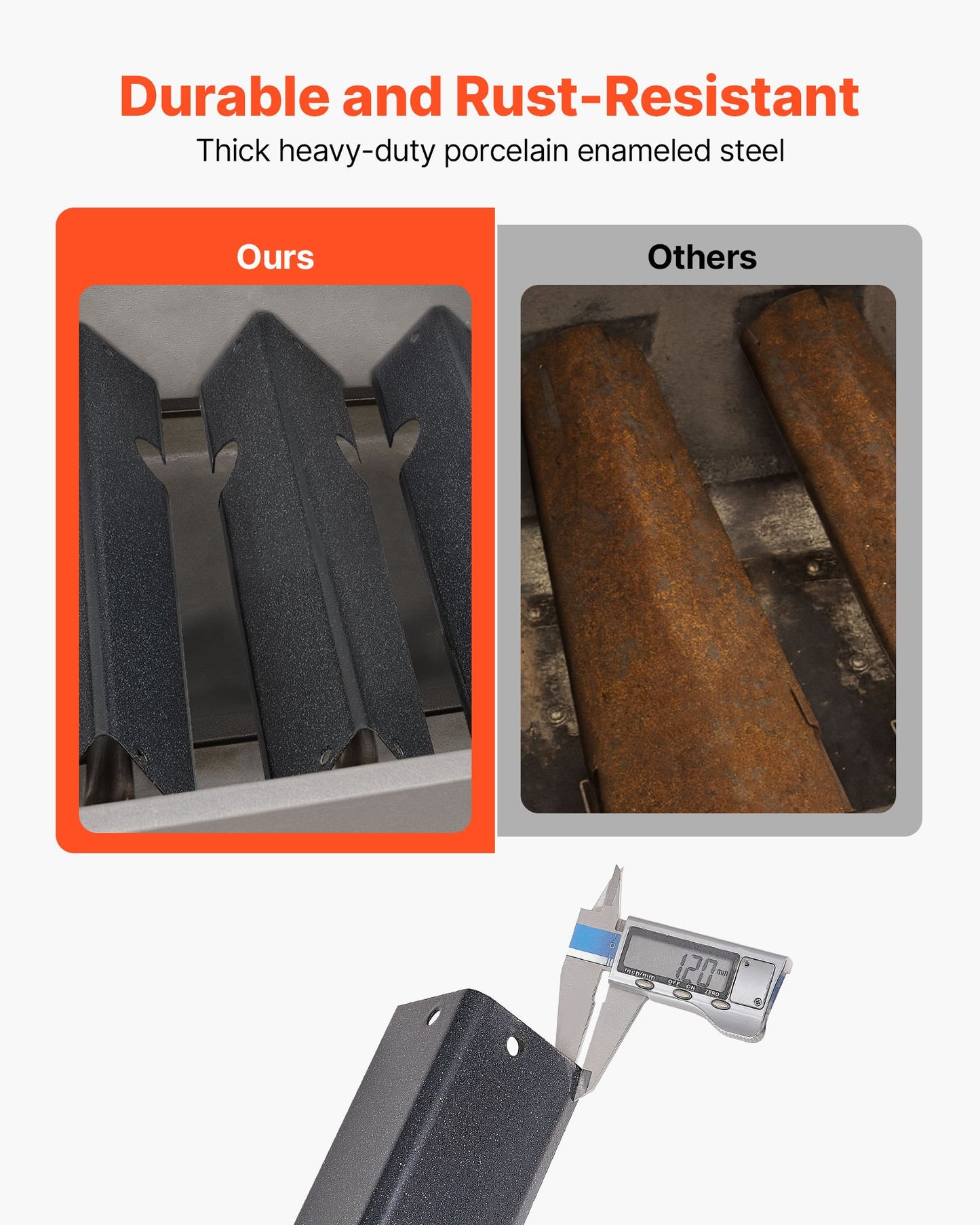 5 Flavorizer Bars Replacement for Weber Genesis II 300 Series