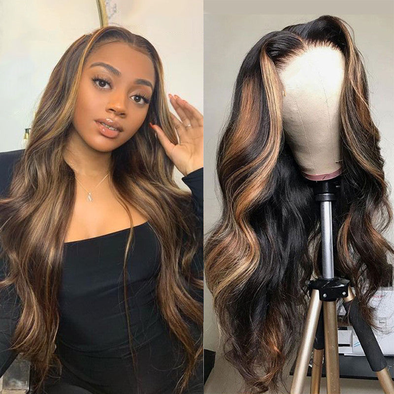 Long Curly Hair Wig - Photo Color