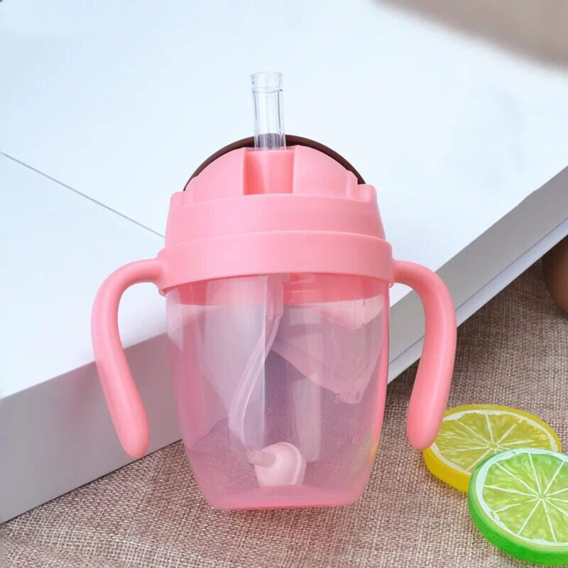 Infant Wide Mouth Plastic Baby Bottle 240ml 300ml - Safe, BPA-Free