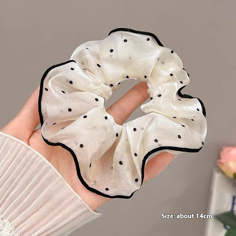 Summer Sweet Lace Scrunchie Hair Tie - Elegant Floral Hair Accessory
