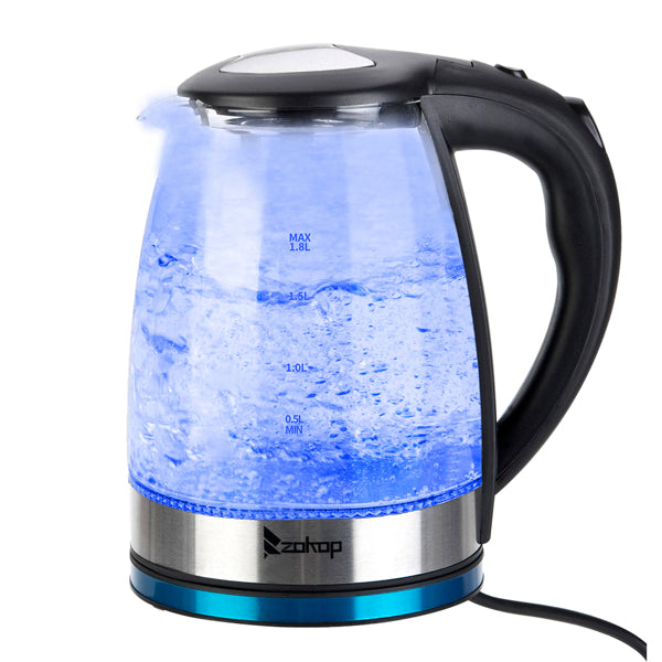 Electric Kettle 1.8L with Filter Screen & Stainless Steel Cover