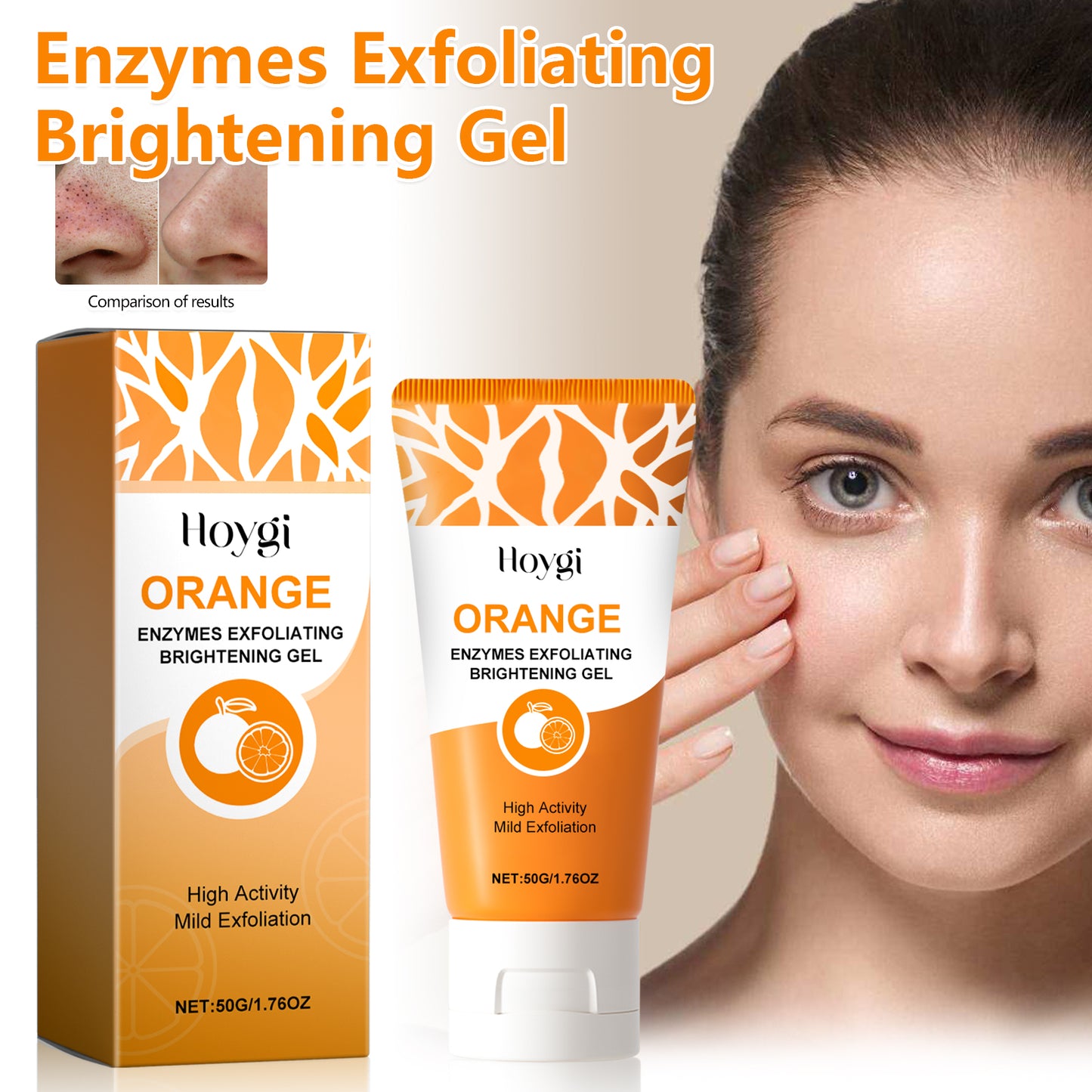 Exfoliating Blackhead Gel for Facial Care - 50g Deep Cleansing Treatment