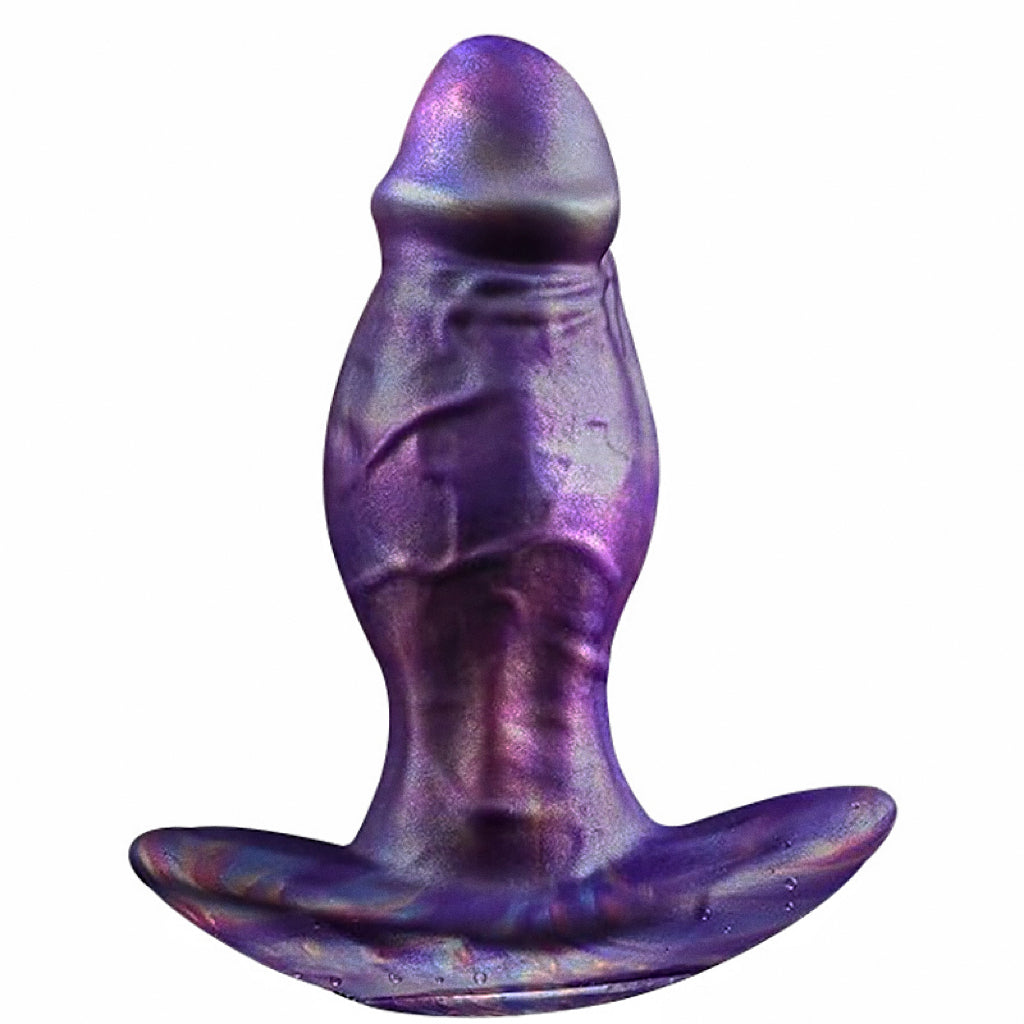 Liquid Silicone Adult Masturbation Toy for Women - Wellness Device in Purple